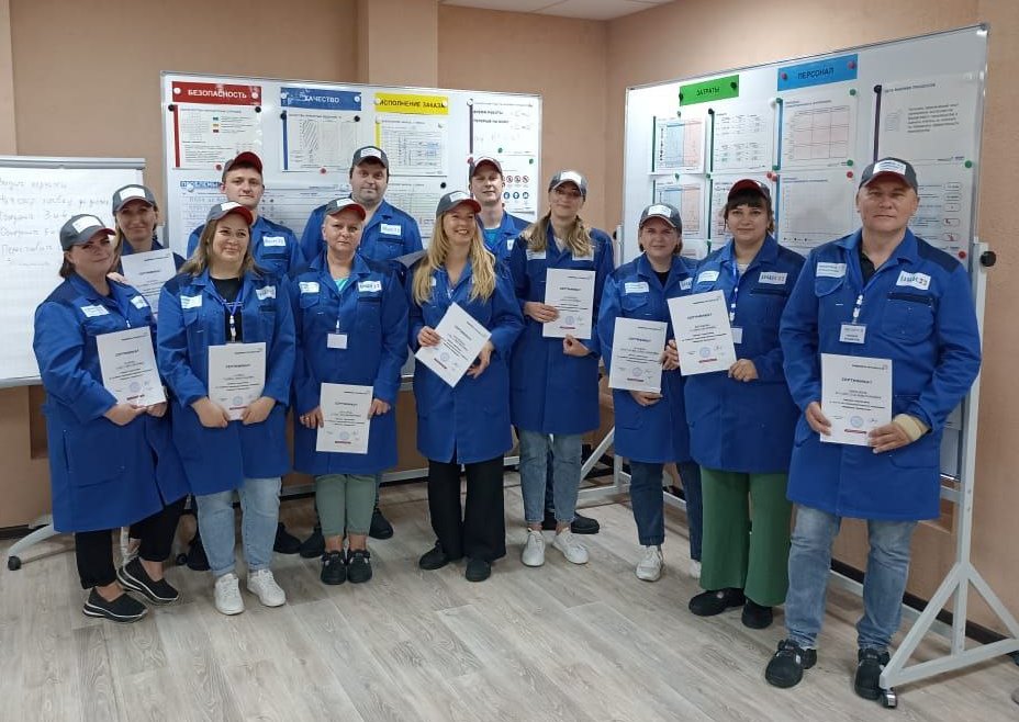 Сотрудники ООО «АЙС-ПРОДУКТ» (продукция от Ильиной)  прошли обучение на «Фабрике производственных процессов»