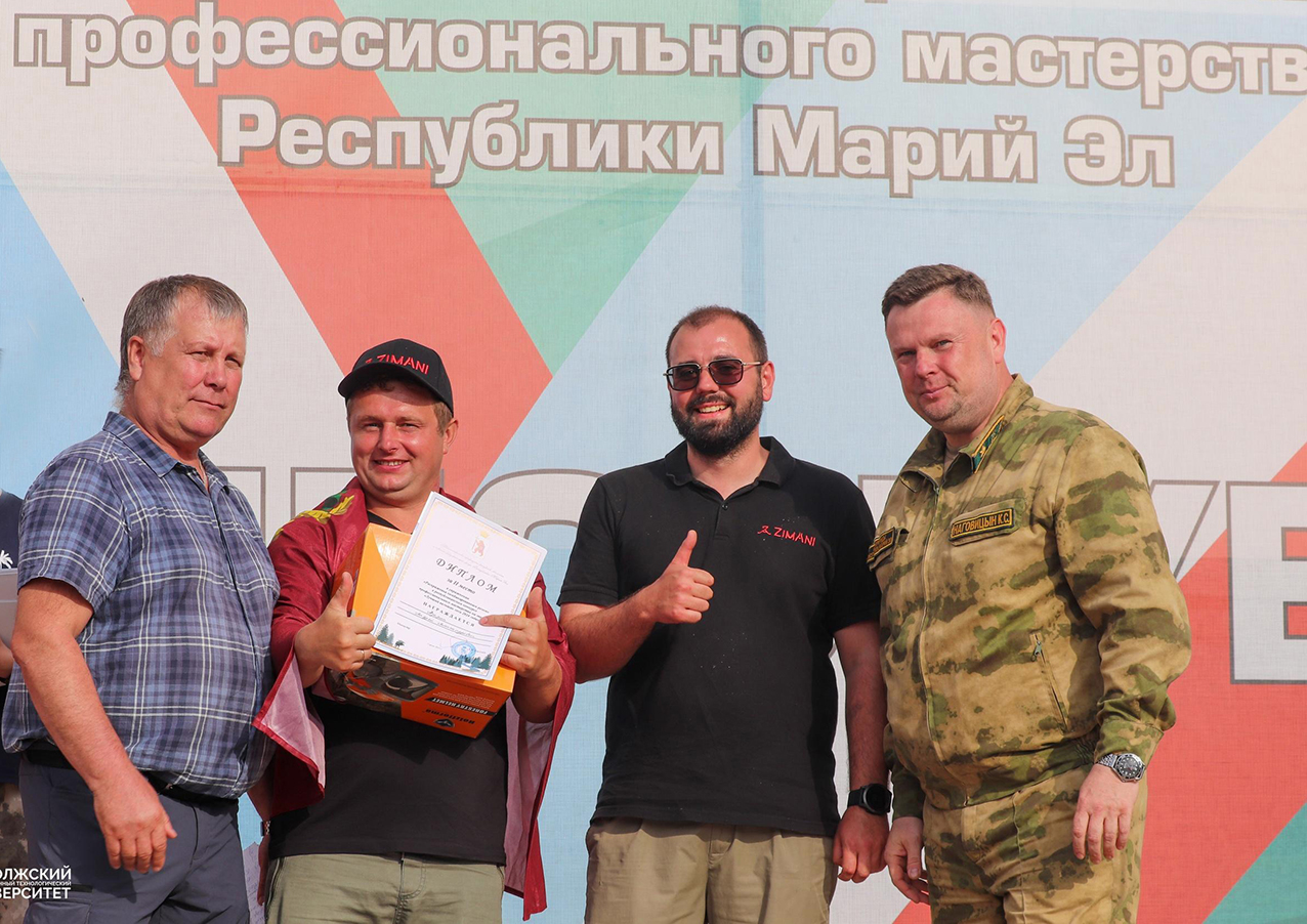 Вальщик леса Андрей Азарин стал чемпионом открытого конкурса профмастерства Республики Марий Эл «Лучший вальщик леса-2024»