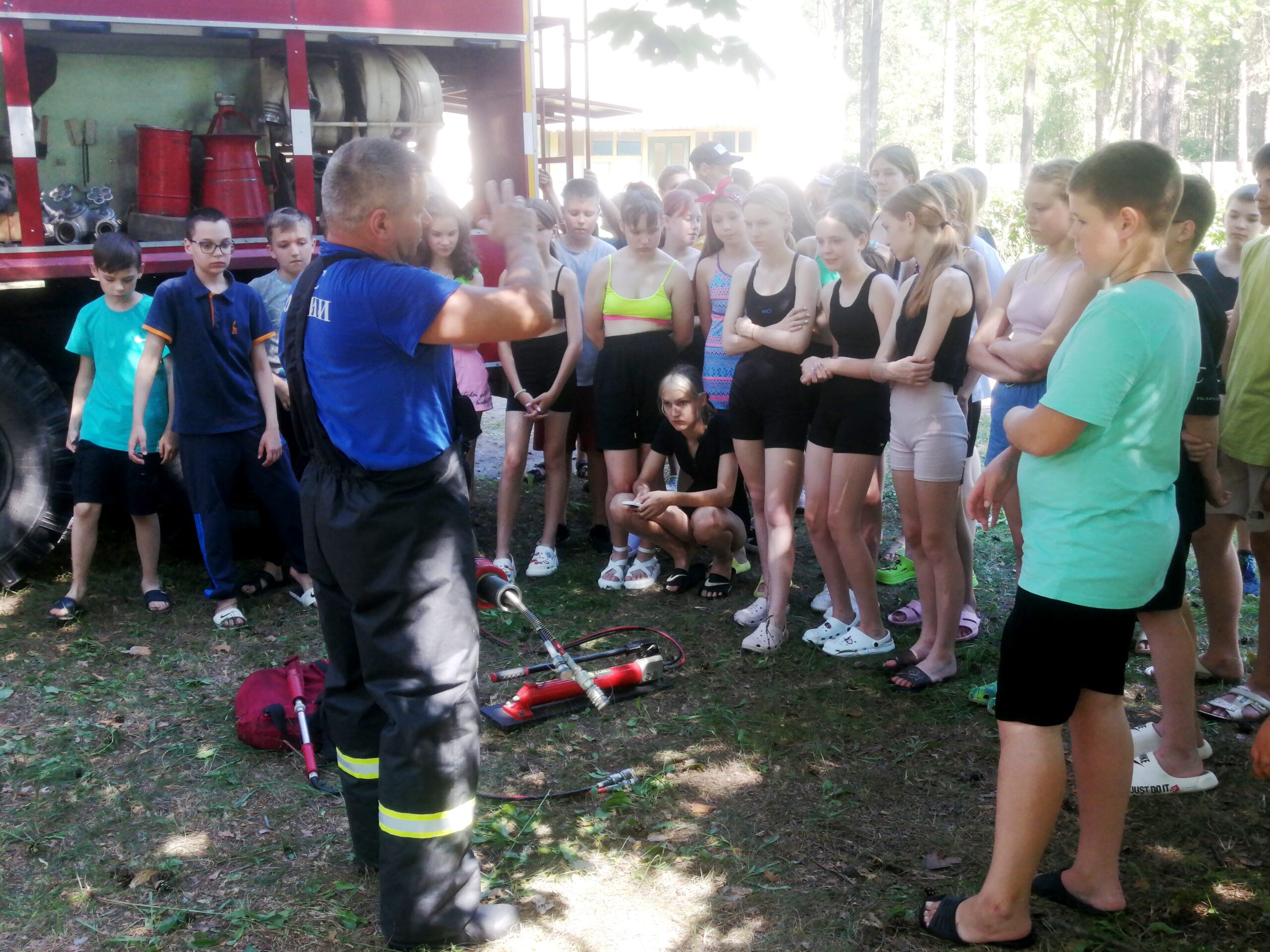 Навлинцам рассказали о дне безопасности в лагере
