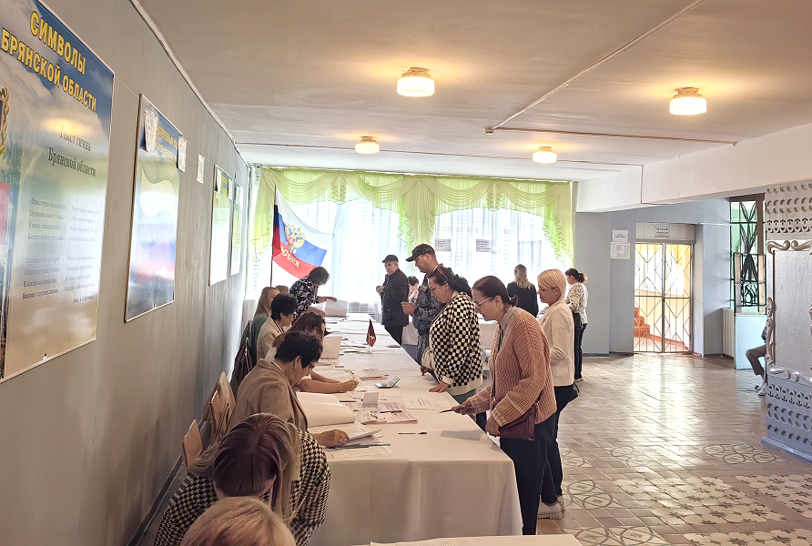 Навлинцы активно идут на выборы