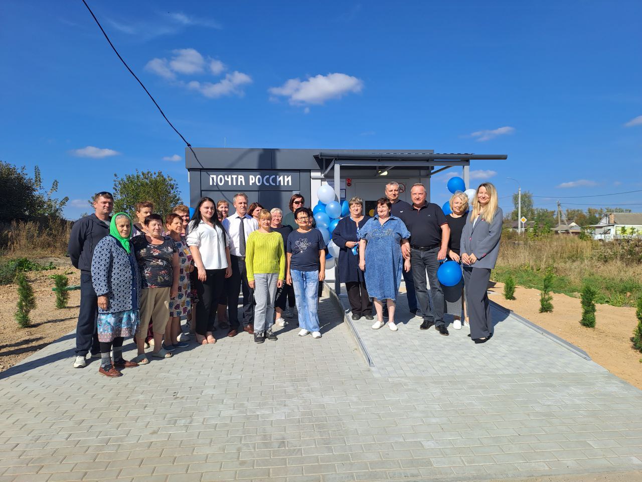 Для жителей деревни  Житня  Почта России открыла быстровозводимое отделение