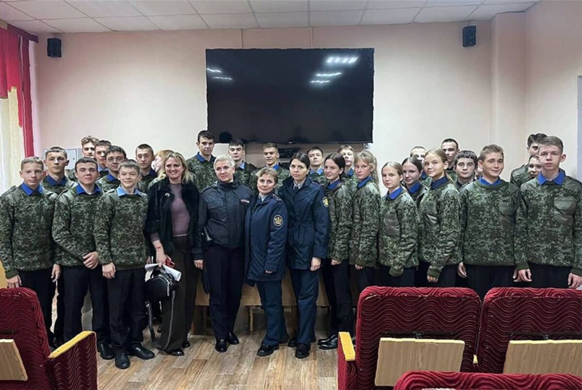 В Стародубском кадетском корпусе Брянской области прошла акция «За здоровое будущее»