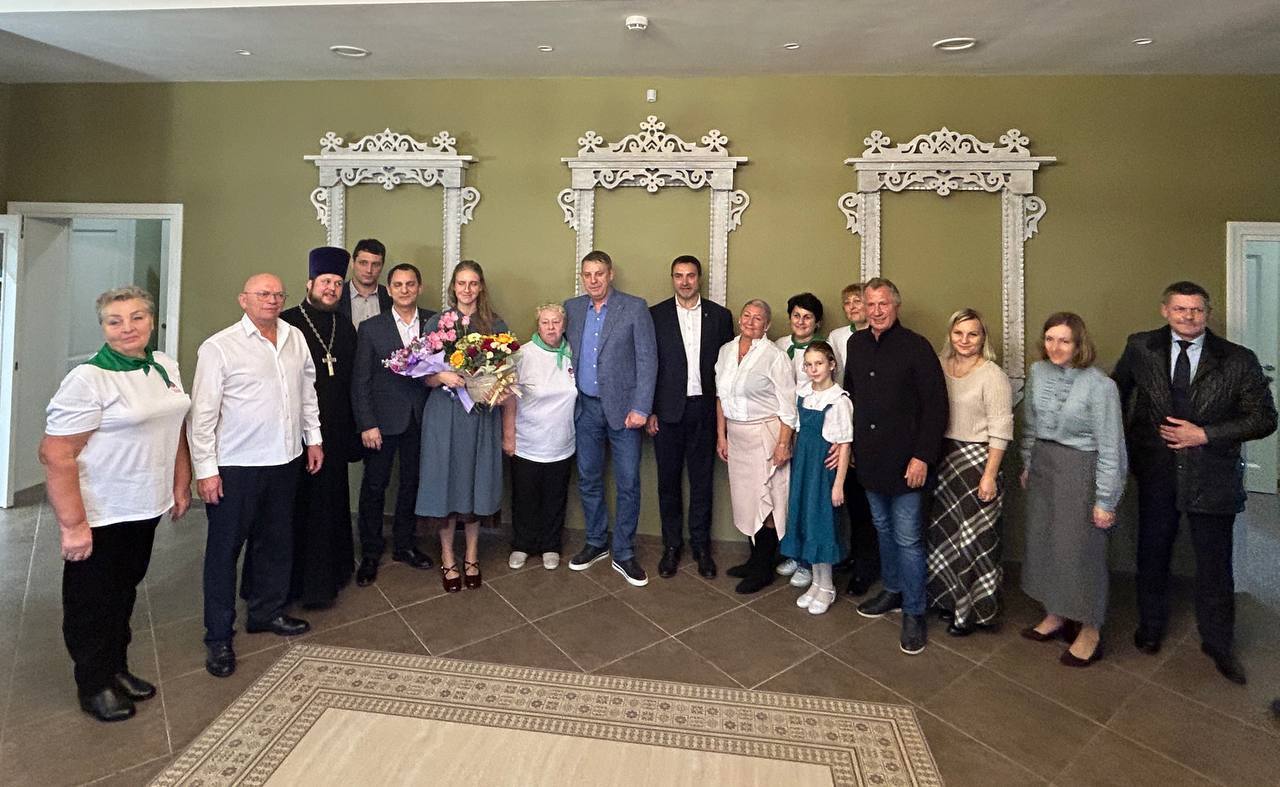 Глава Брянщины посетил духовно-просветительский центр в селе Алешинка Навлинского района