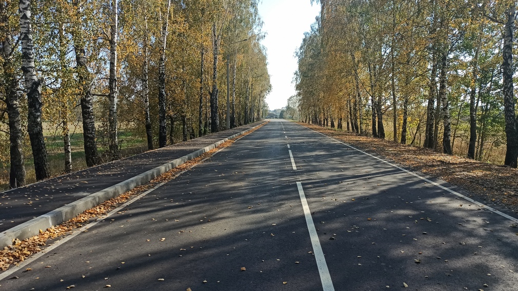 Отремонтировали участок дороги «Брянск-Новозыбков»-«Кокино-Скуратово»