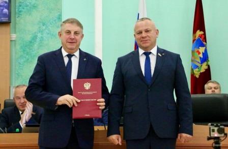 Министр Максим Решетников отметил Правительство Брянской области Благодарственным письмом