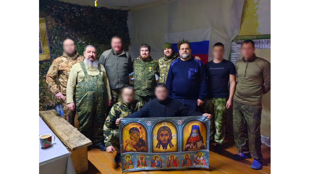 Священники из Брянска посетили подразделение ПВО в Курской области