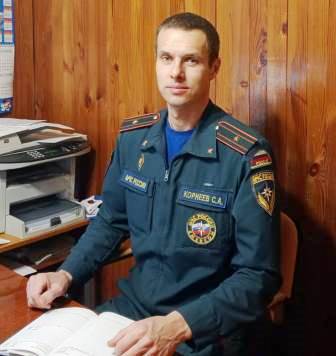 Начальник ОНДПР по Навлинскому району Сергей Александрович Корнеев поддерживает решение Президента РФ Владимира Путина