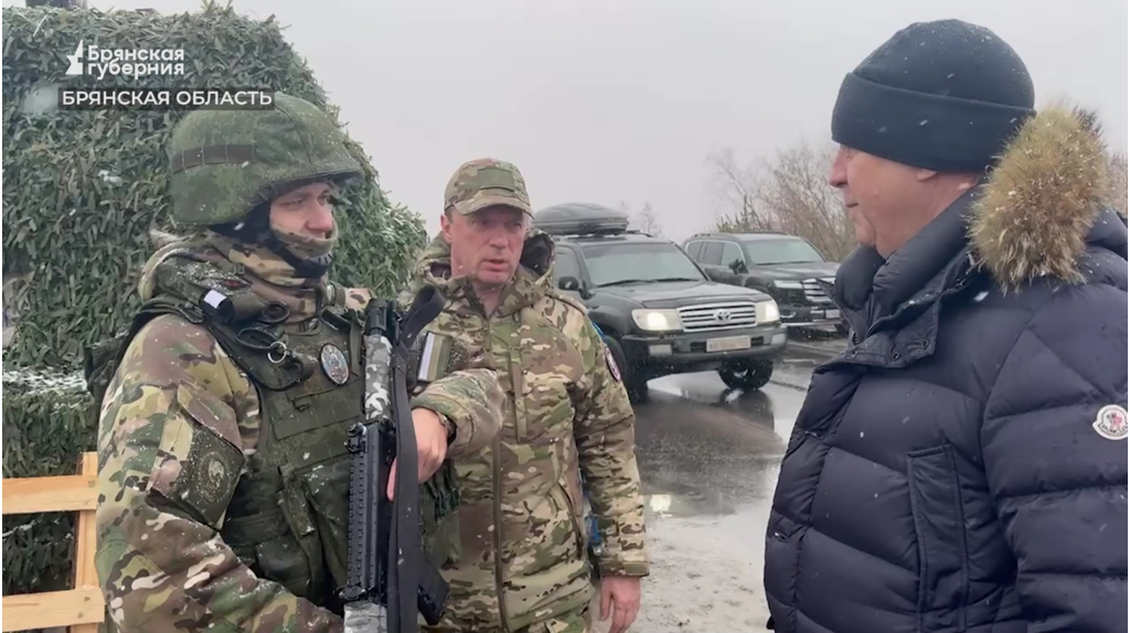 Глава региона Александр Богомаз проверил как несут службу бойцы «БАРС-Брянск»