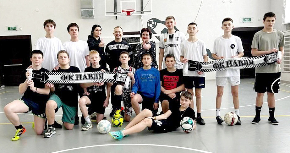 Навлинские футболисты провели открытую тренировку