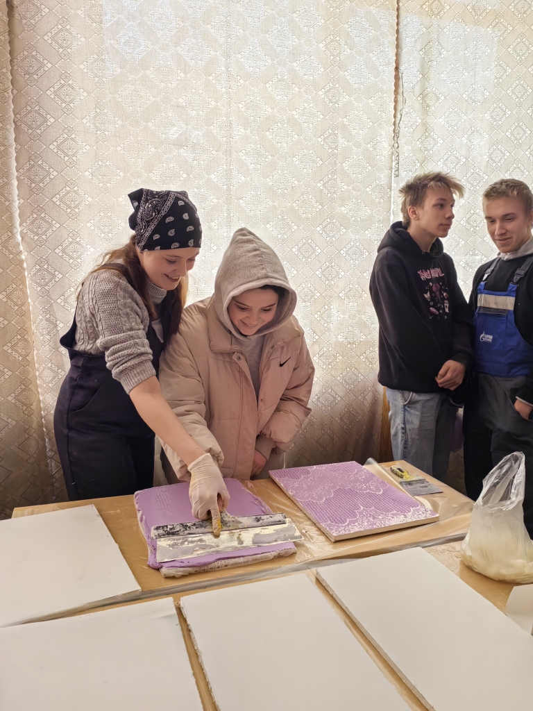 В Навлинском техникуме состоялись мастер-классы по строительству