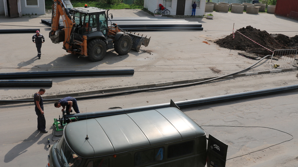 В брянском Стародубе меняют водопроводные сети