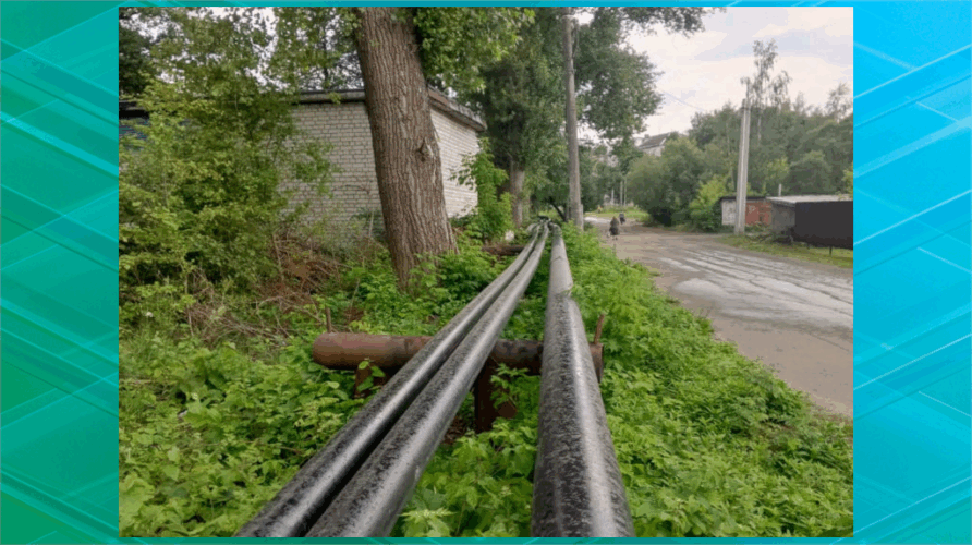 В поселке Любохна Брянщины завершился капремонт тепловых сетей