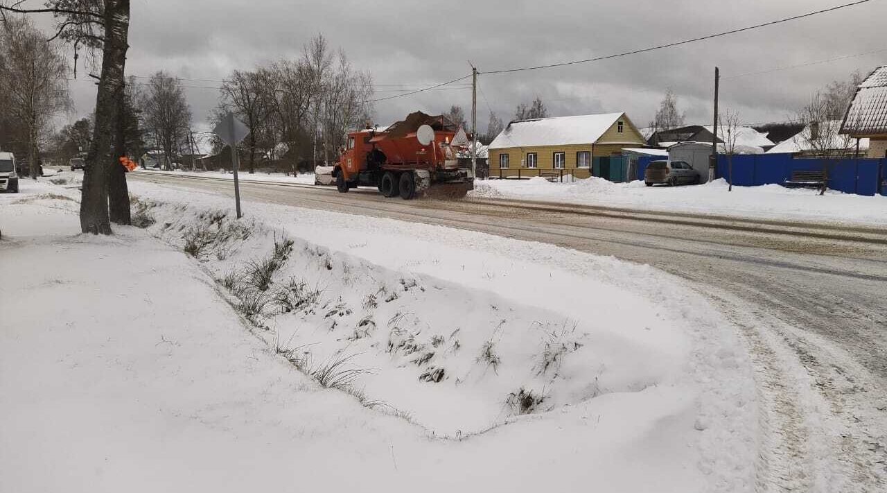 В Брянской области ликвидация последствий снегопада ведется активными темпами