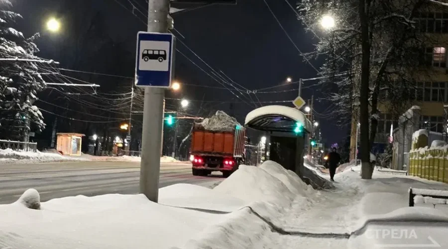 В Брянске вывезено 355 тонн снега