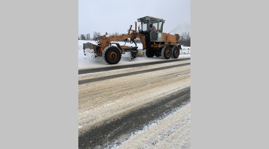 В Брянском регионе продолжают ликвидировать последствия снегопада