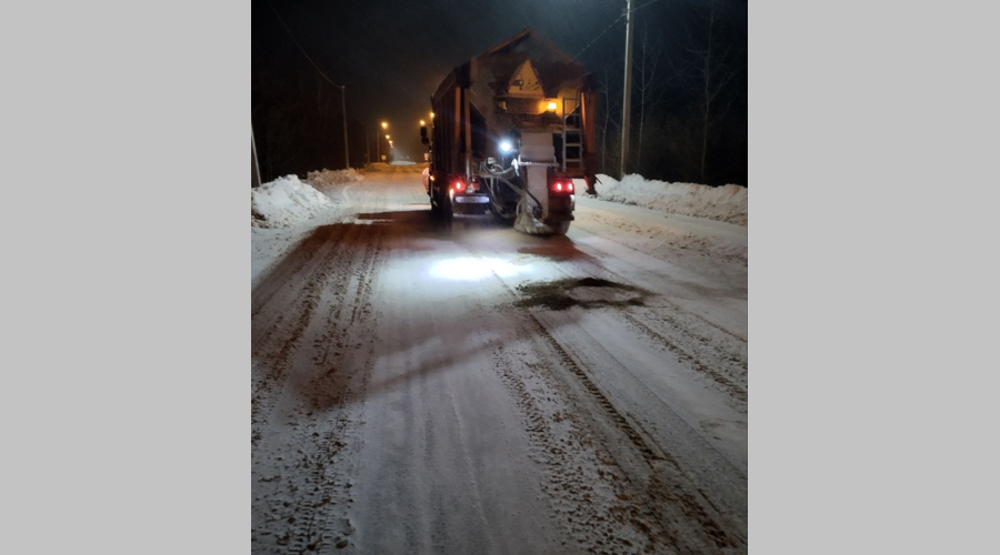 На Брянщине ведется интенсивная борьба со снегом