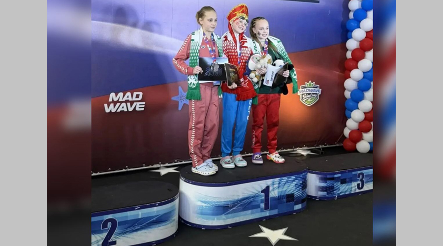 Юная брянская пловчиха Мария Колесникова завоевала серебро на Всероссийских соревнованиях