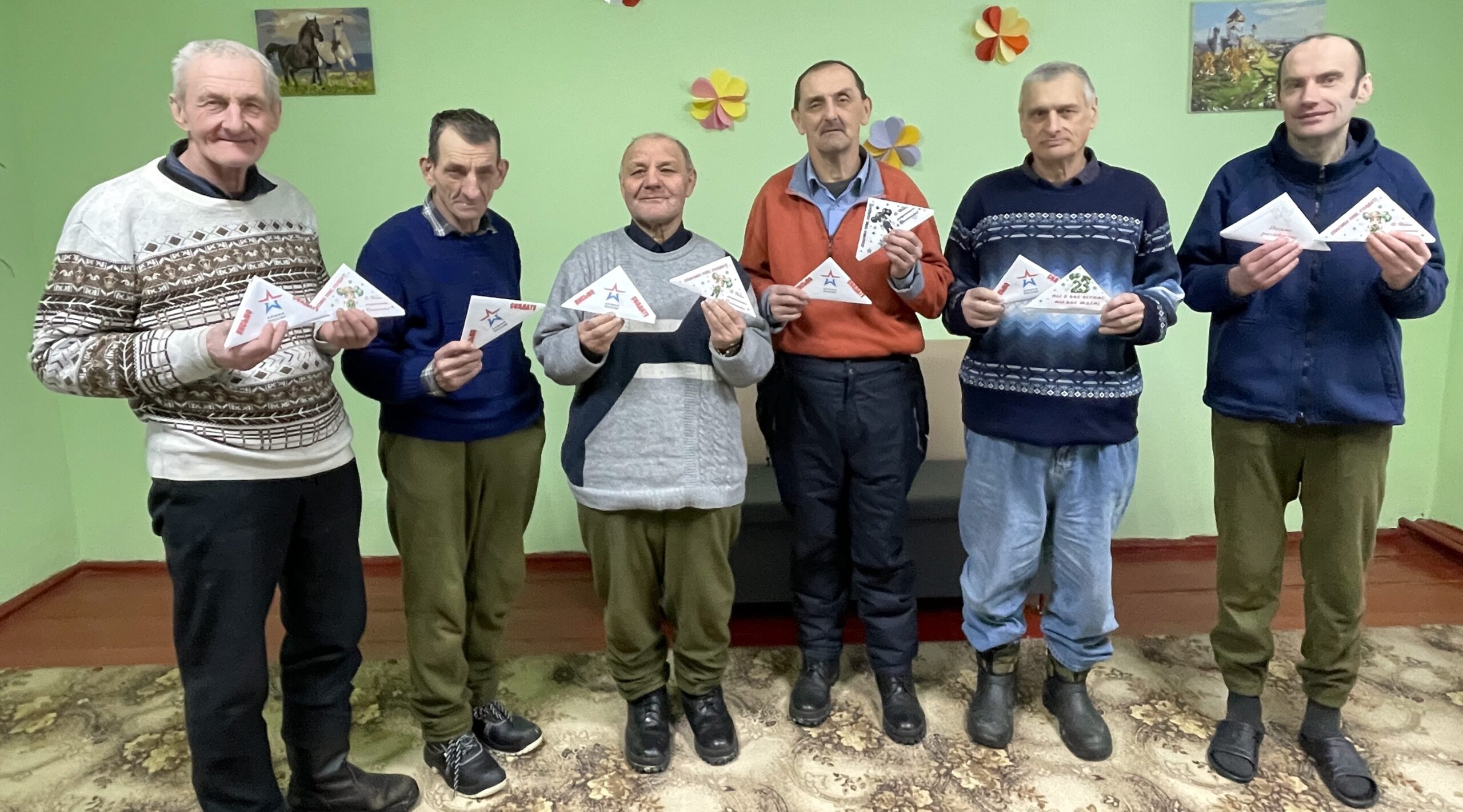 Проживающие навлинского социального дома обслуживания принимают участие в акции