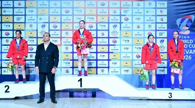 Брянская самбистка Ольга Брягиня завоевала бронзу Кубка мира