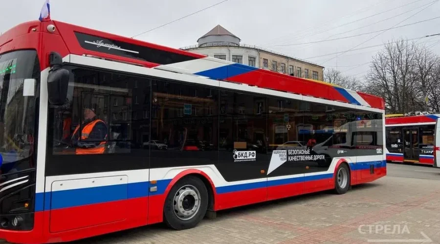 В Брянске троллейбусы перевезли за год свыше 15 млн пассажиров