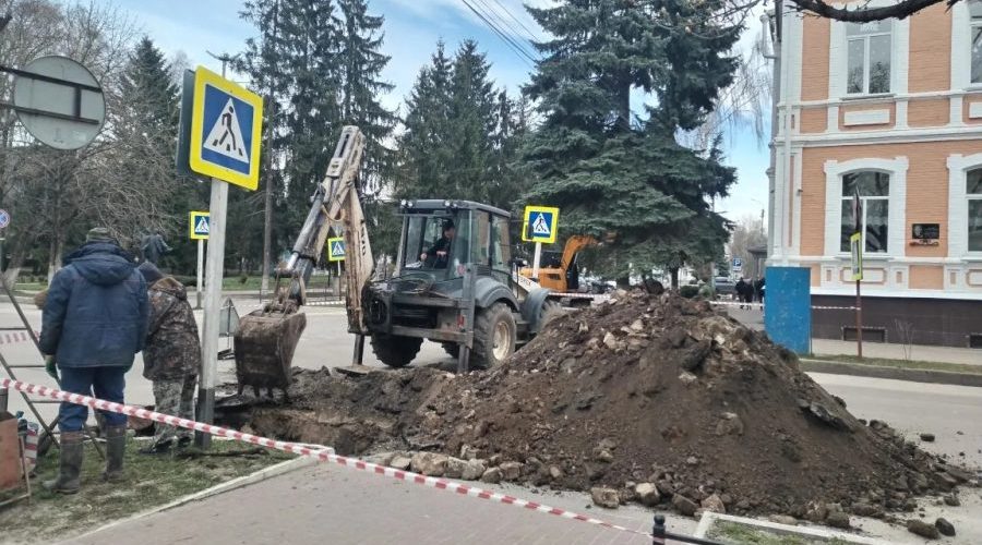 В брянском Трубчевске идет модернизация системы водоснабжения