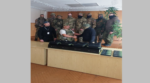 Центр «Воевода» передал бойцам на передовую необходимое оборудование и технику