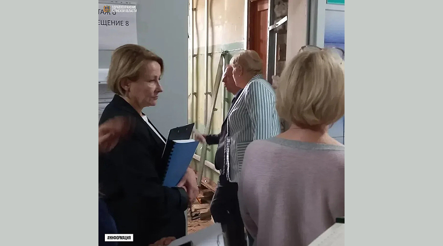 Проинспектирован ход капремонта в Брянском медико-социальном техникуме им. академика Н.М. Амосова
