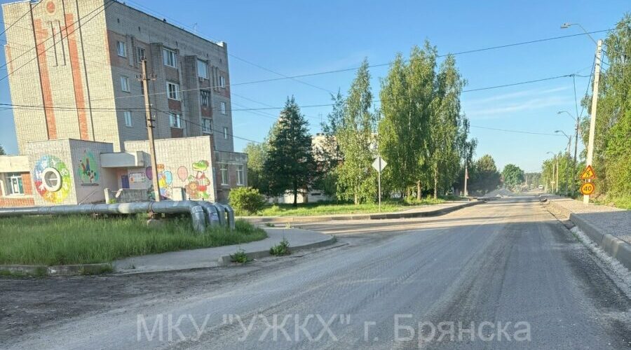 В Брянске капитально ремонтируют автодорогу к пляжу Орлик