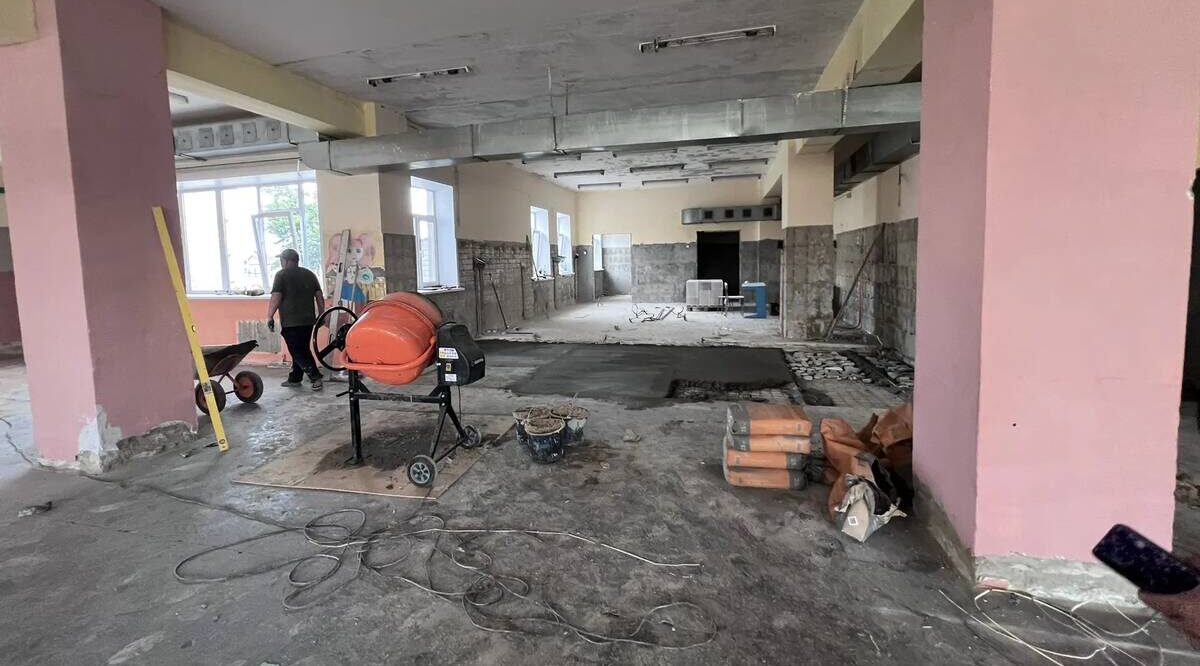В школе брянского Климово начался капитальный ремонт