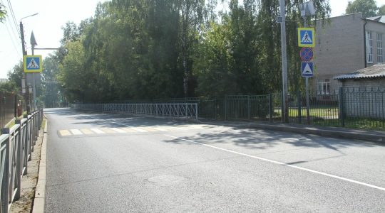 В Брянске капитально отремонтировали улицу Спартаковскую