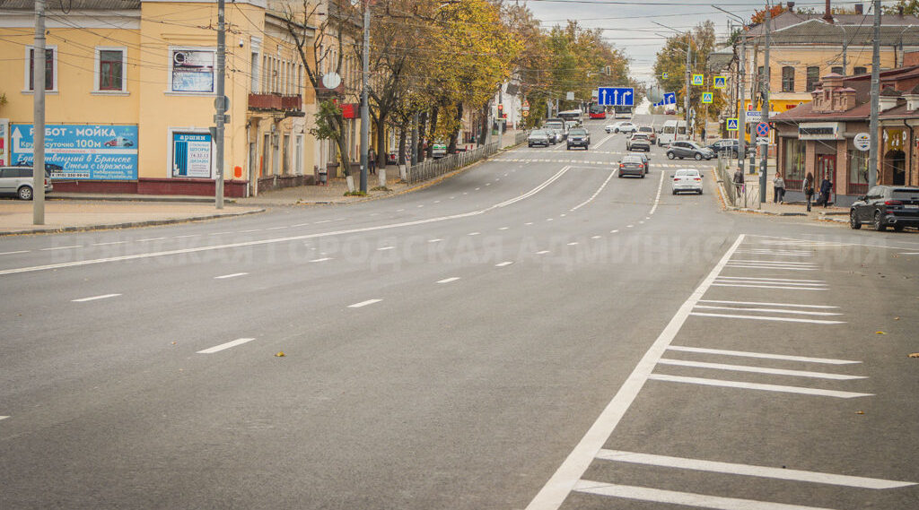 С начала текущего года в Брянске отремонтировано 22 дороги 