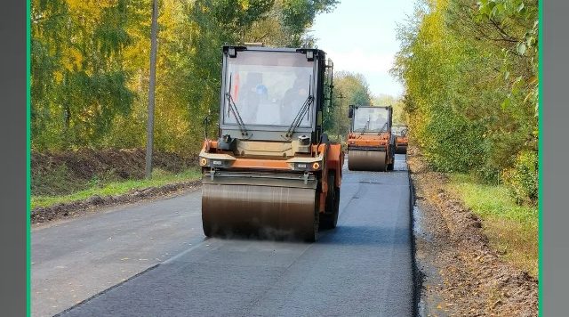В Брянском регионе ведется ремонт автодороги «Брянск – Новозыбков» – Трубчевск» – Голубча