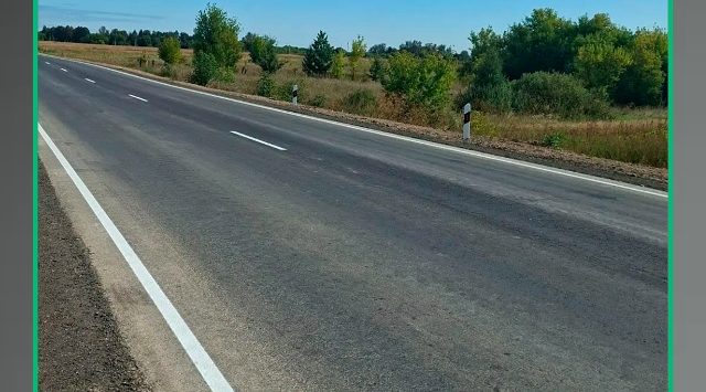В Почепском районе обновили участки автодороги «Брянск – Новозыбков» – Погар