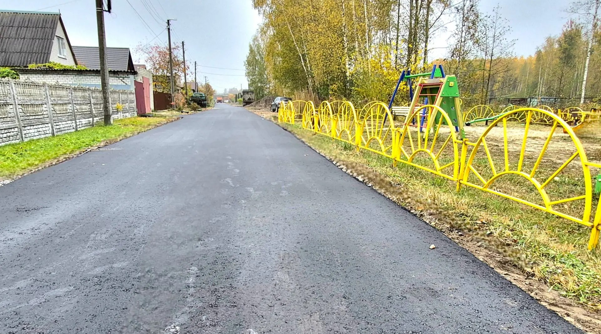 В городе Сельцо Брянской области продолжаются дорожные работы